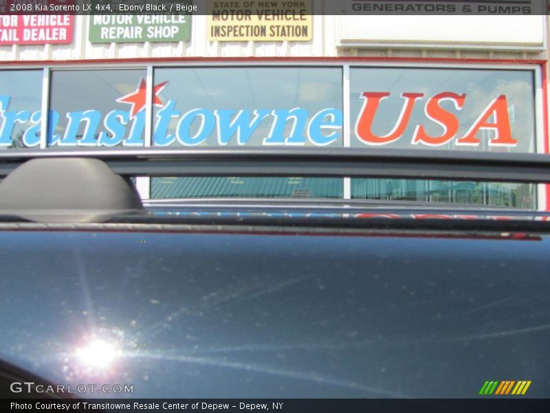 Ebony Black / Beige 2008 Kia Sorento LX 4x4