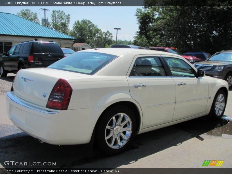 Stone White / Deep Jade/Light Graystone 2006 Chrysler 300 C HEMI