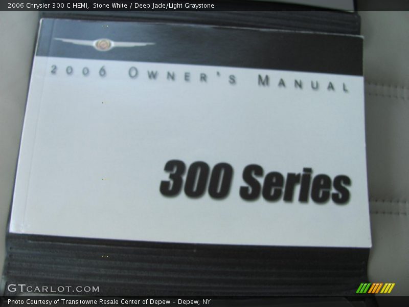 Stone White / Deep Jade/Light Graystone 2006 Chrysler 300 C HEMI