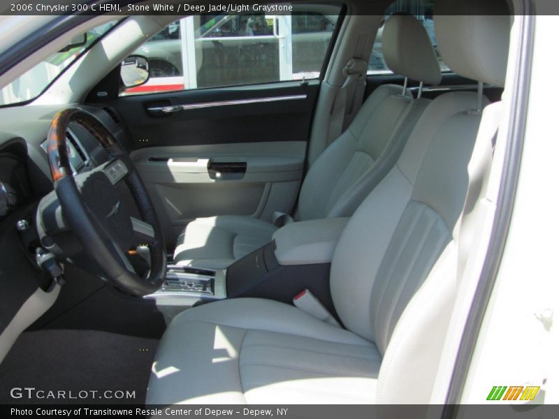 Stone White / Deep Jade/Light Graystone 2006 Chrysler 300 C HEMI