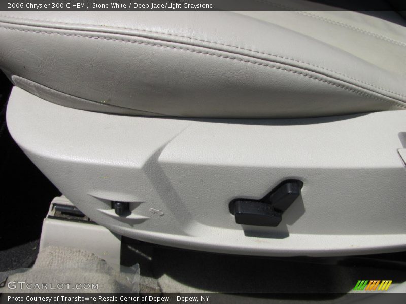 Stone White / Deep Jade/Light Graystone 2006 Chrysler 300 C HEMI