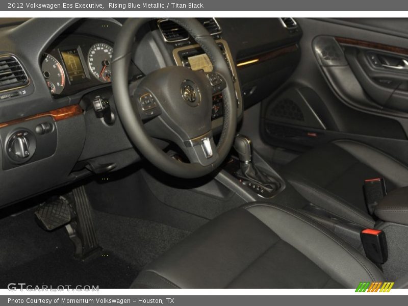  2012 Eos Executive Titan Black Interior