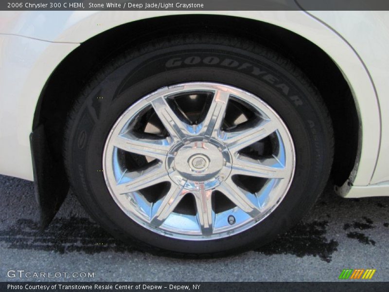 Stone White / Deep Jade/Light Graystone 2006 Chrysler 300 C HEMI