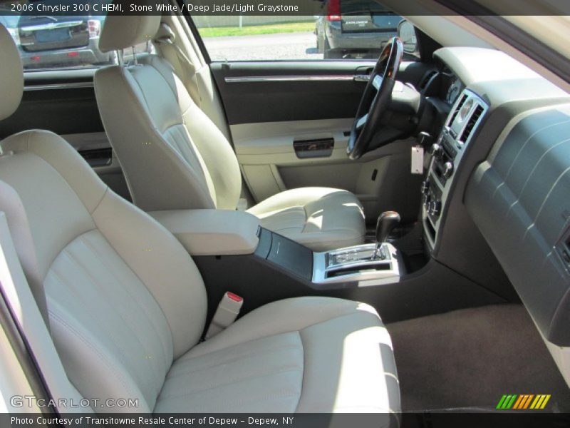 Stone White / Deep Jade/Light Graystone 2006 Chrysler 300 C HEMI