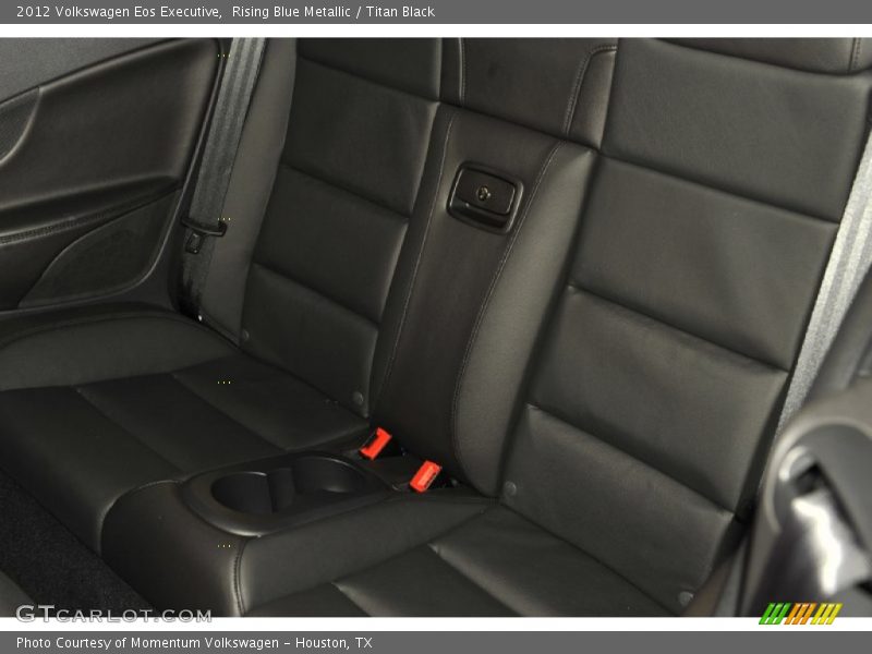 Rising Blue Metallic / Titan Black 2012 Volkswagen Eos Executive