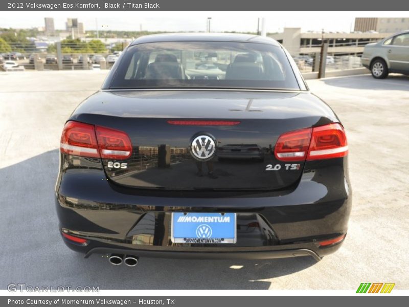 Black / Titan Black 2012 Volkswagen Eos Komfort