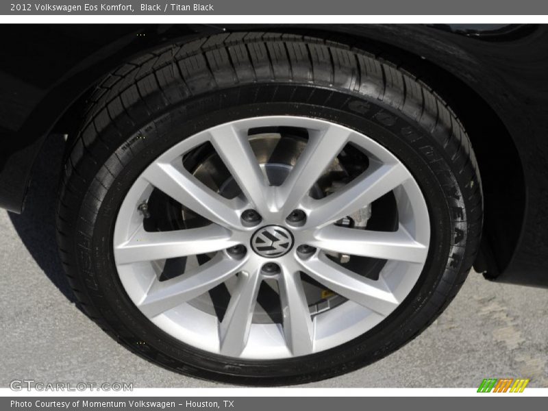 Black / Titan Black 2012 Volkswagen Eos Komfort