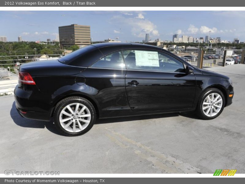 Black / Titan Black 2012 Volkswagen Eos Komfort