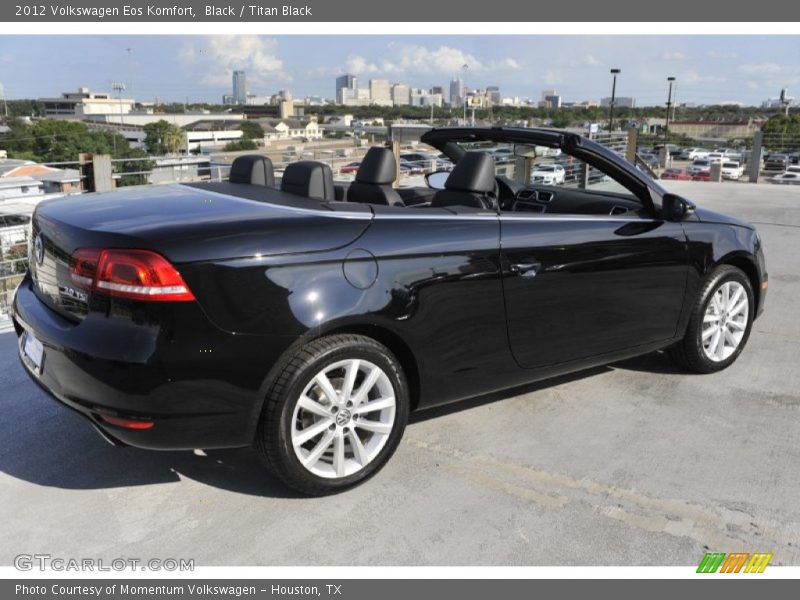 Black / Titan Black 2012 Volkswagen Eos Komfort