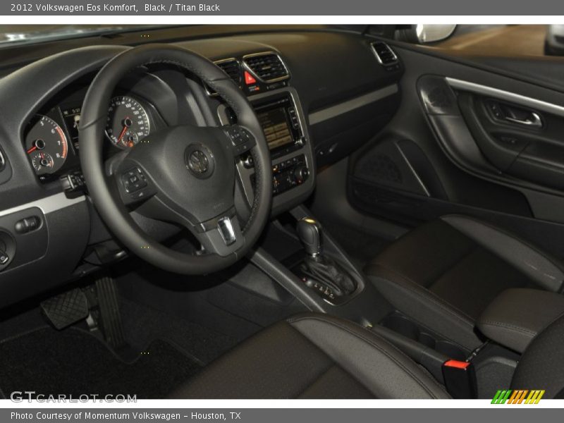 Black / Titan Black 2012 Volkswagen Eos Komfort