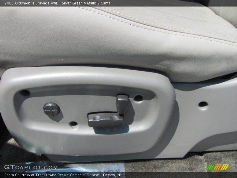 Silver Green Metallic / Camel 2003 Oldsmobile Bravada AWD