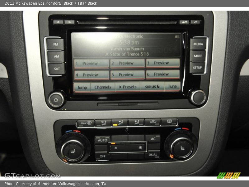 Black / Titan Black 2012 Volkswagen Eos Komfort