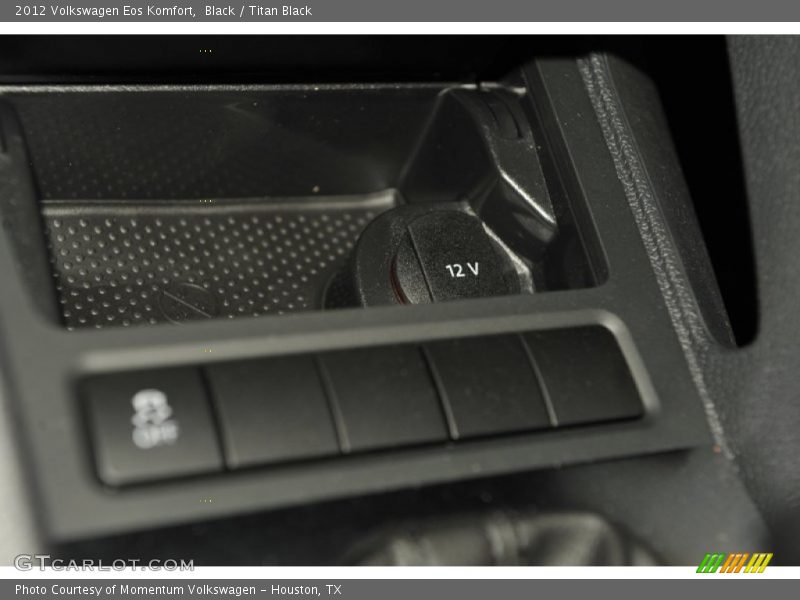 Black / Titan Black 2012 Volkswagen Eos Komfort