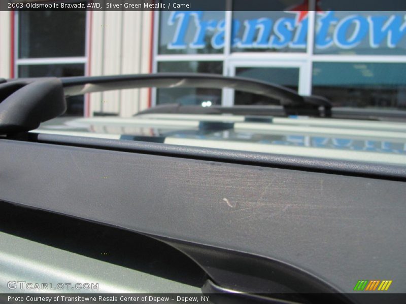 Silver Green Metallic / Camel 2003 Oldsmobile Bravada AWD