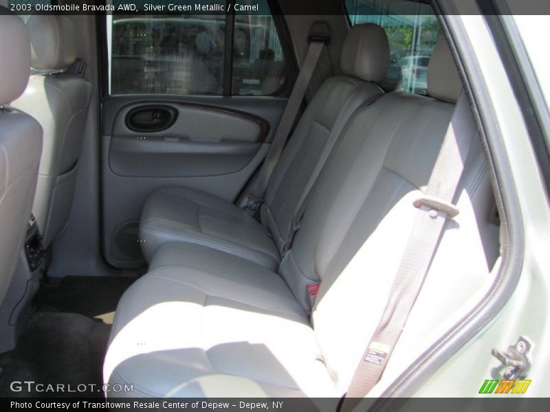 Silver Green Metallic / Camel 2003 Oldsmobile Bravada AWD