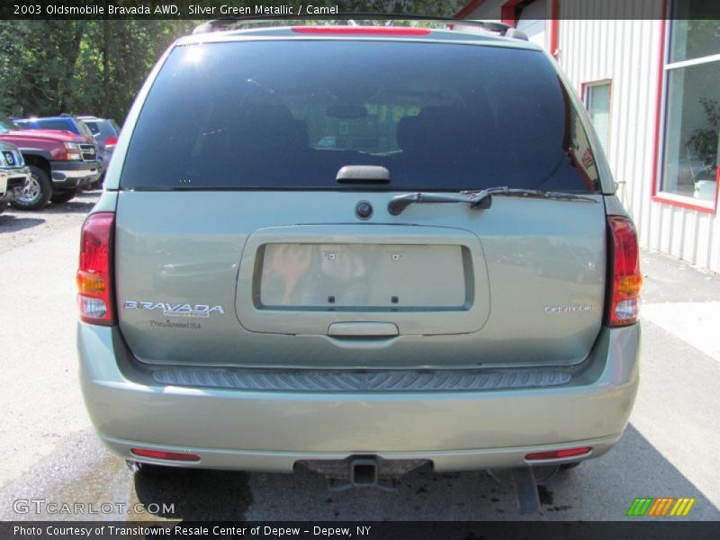 Silver Green Metallic / Camel 2003 Oldsmobile Bravada AWD