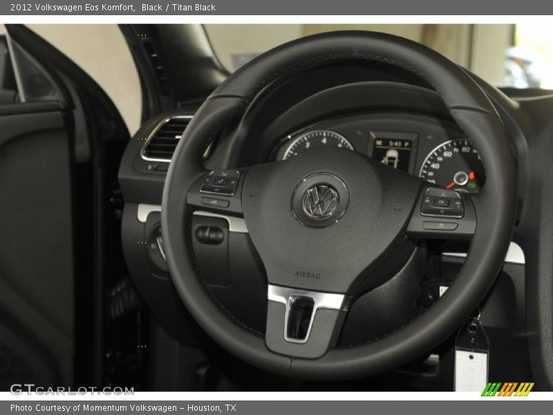 Black / Titan Black 2012 Volkswagen Eos Komfort