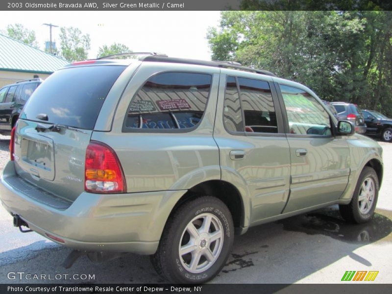 Silver Green Metallic / Camel 2003 Oldsmobile Bravada AWD
