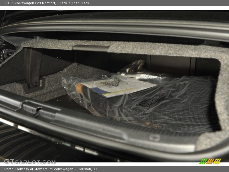 Black / Titan Black 2012 Volkswagen Eos Komfort