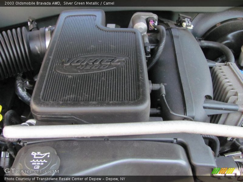 Silver Green Metallic / Camel 2003 Oldsmobile Bravada AWD