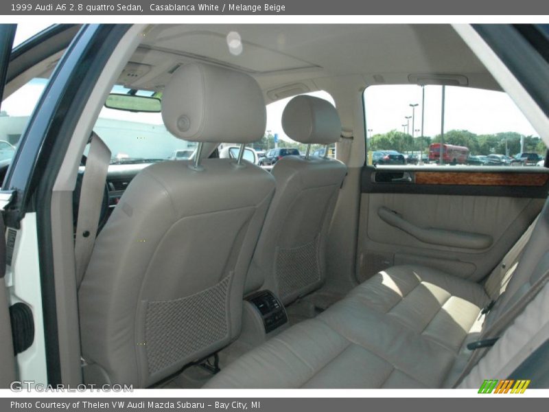 Casablanca White / Melange Beige 1999 Audi A6 2.8 quattro Sedan