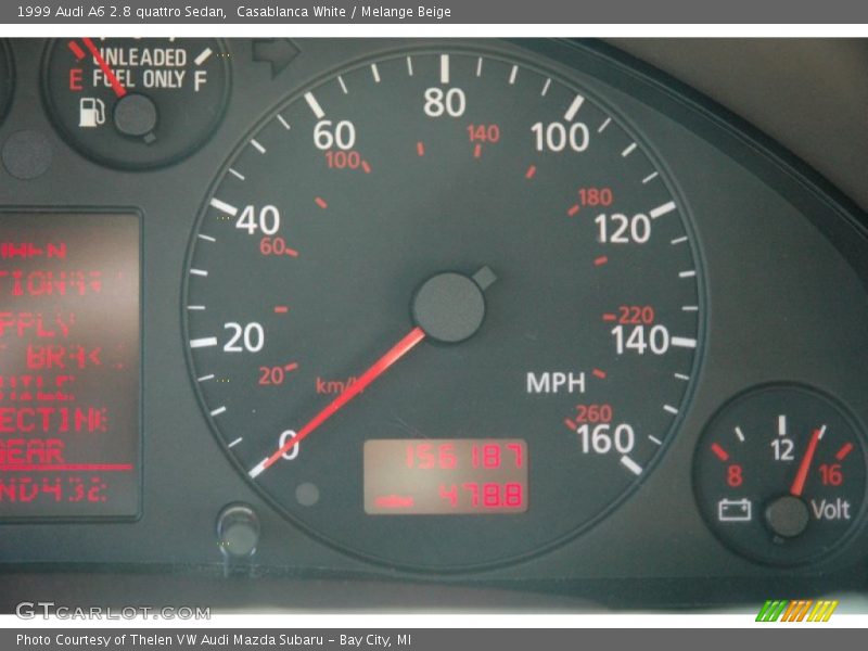 Casablanca White / Melange Beige 1999 Audi A6 2.8 quattro Sedan