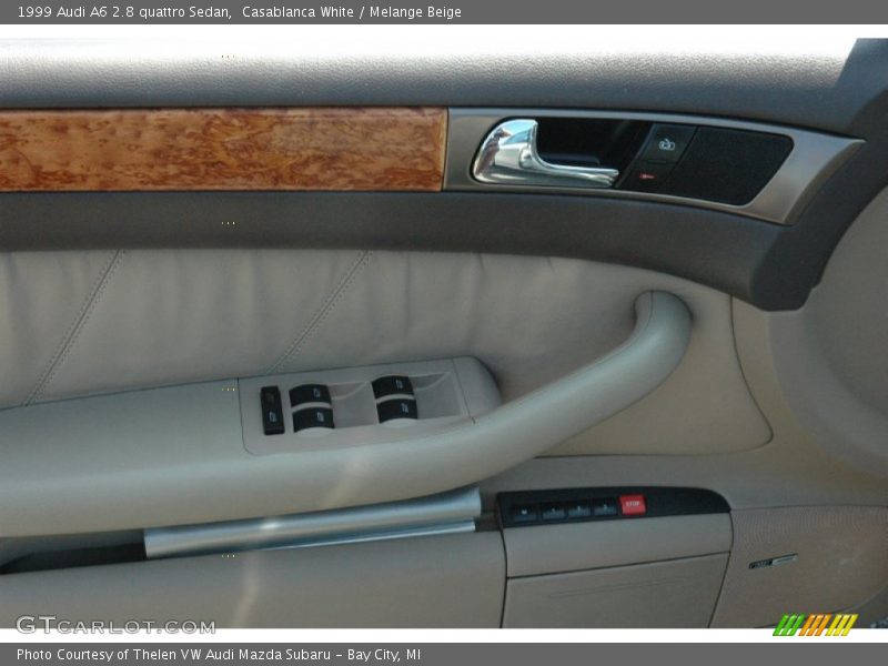 Casablanca White / Melange Beige 1999 Audi A6 2.8 quattro Sedan