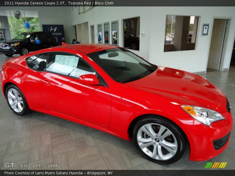Tsukuba Red / Black Cloth 2011 Hyundai Genesis Coupe 2.0T