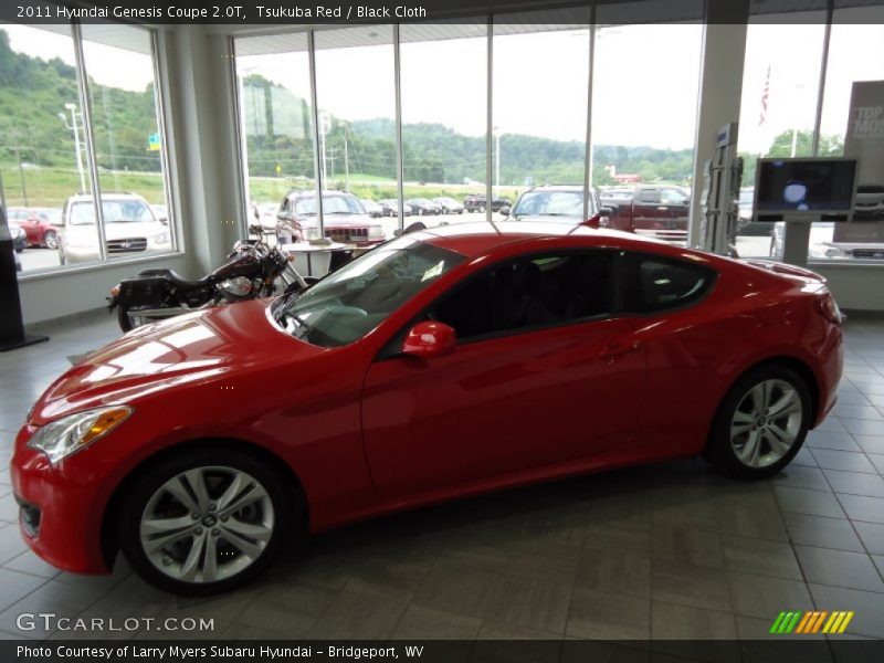 Tsukuba Red / Black Cloth 2011 Hyundai Genesis Coupe 2.0T