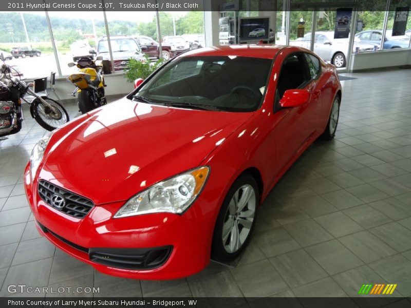 Tsukuba Red / Black Cloth 2011 Hyundai Genesis Coupe 2.0T