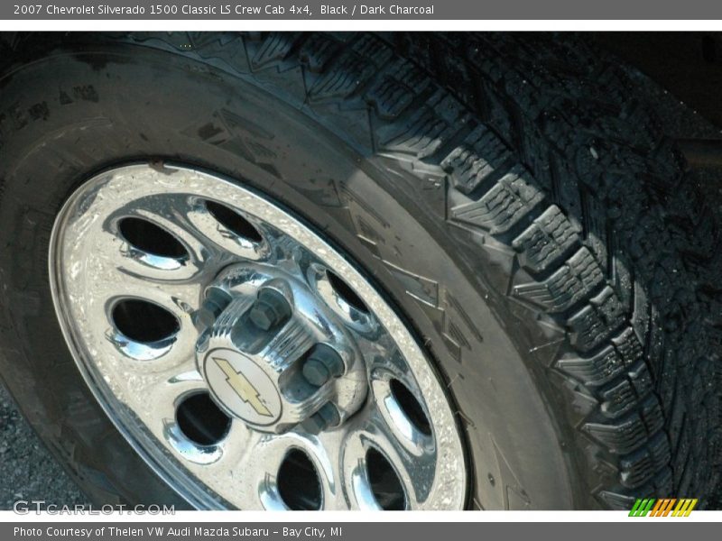 Black / Dark Charcoal 2007 Chevrolet Silverado 1500 Classic LS Crew Cab 4x4