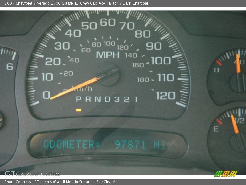 Black / Dark Charcoal 2007 Chevrolet Silverado 1500 Classic LS Crew Cab 4x4