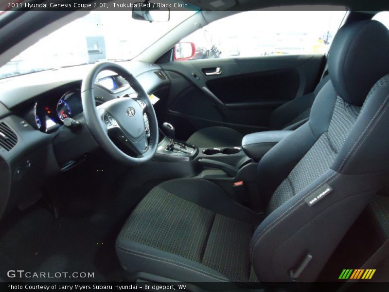  2011 Genesis Coupe 2.0T Black Cloth Interior