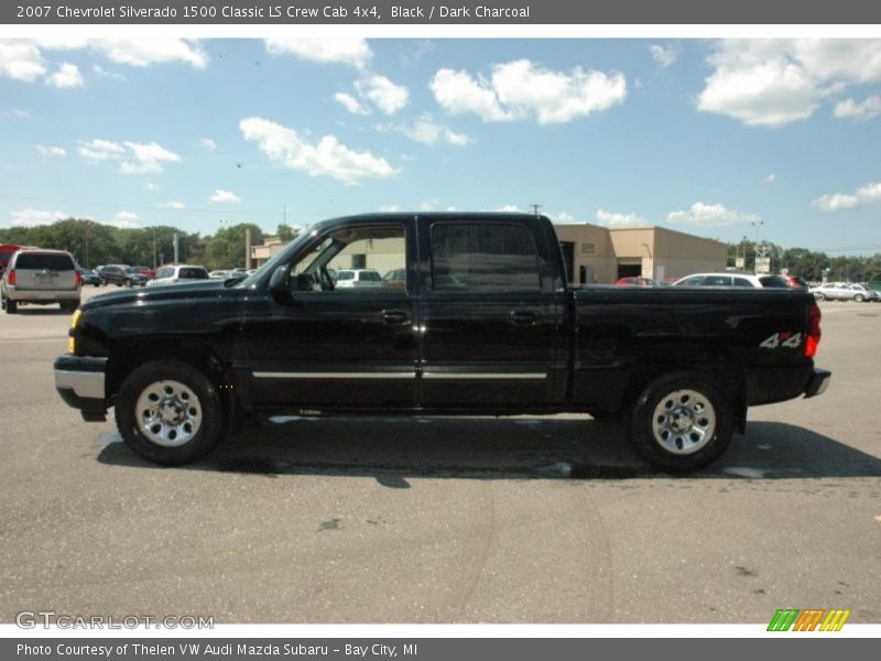 Black / Dark Charcoal 2007 Chevrolet Silverado 1500 Classic LS Crew Cab 4x4
