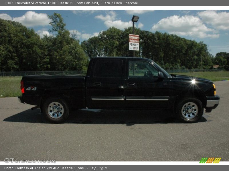 Black / Dark Charcoal 2007 Chevrolet Silverado 1500 Classic LS Crew Cab 4x4