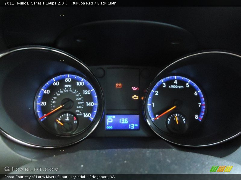 2011 Genesis Coupe 2.0T 2.0T Gauges