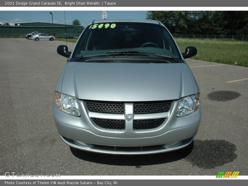 Bright Silver Metallic / Taupe 2001 Dodge Grand Caravan SE