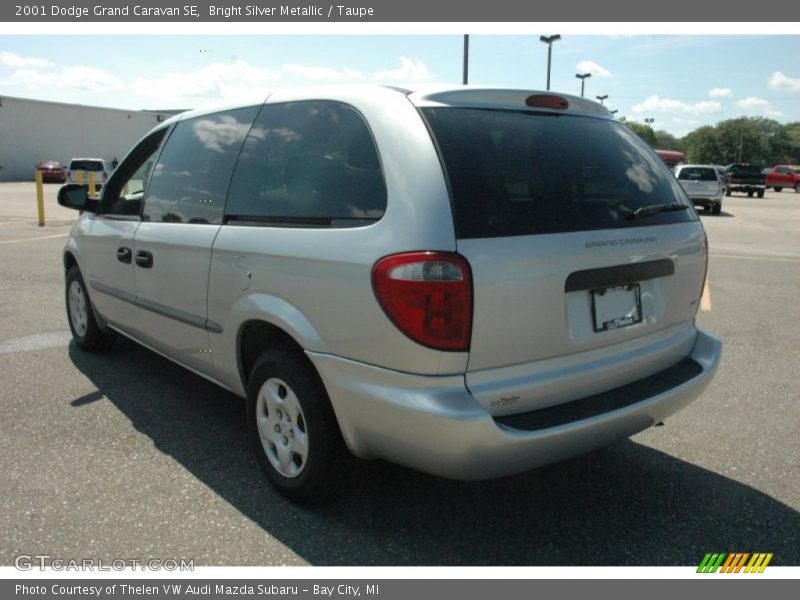 Bright Silver Metallic / Taupe 2001 Dodge Grand Caravan SE