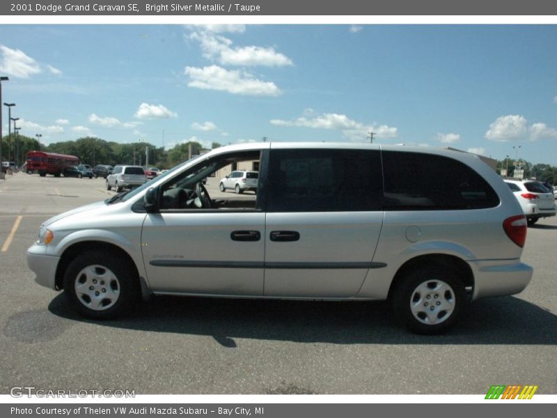 Bright Silver Metallic / Taupe 2001 Dodge Grand Caravan SE