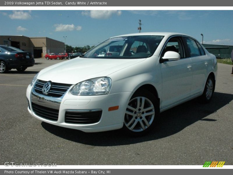 Candy White / Anthracite 2009 Volkswagen Jetta TDI Sedan