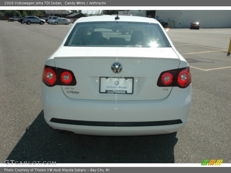 Candy White / Anthracite 2009 Volkswagen Jetta TDI Sedan