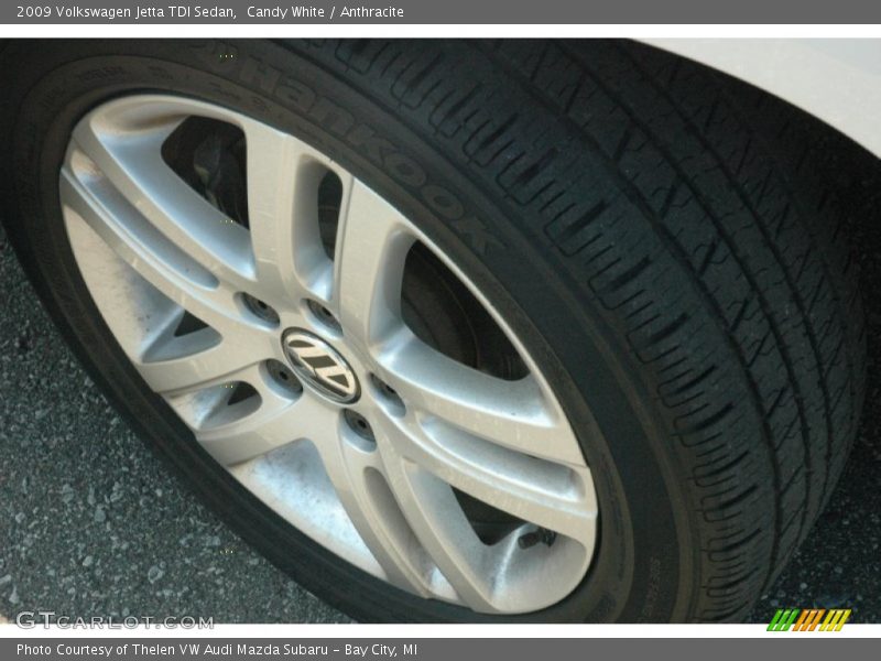 Candy White / Anthracite 2009 Volkswagen Jetta TDI Sedan