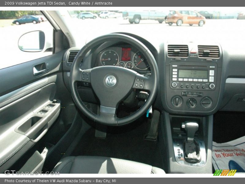 Candy White / Anthracite 2009 Volkswagen Jetta TDI Sedan
