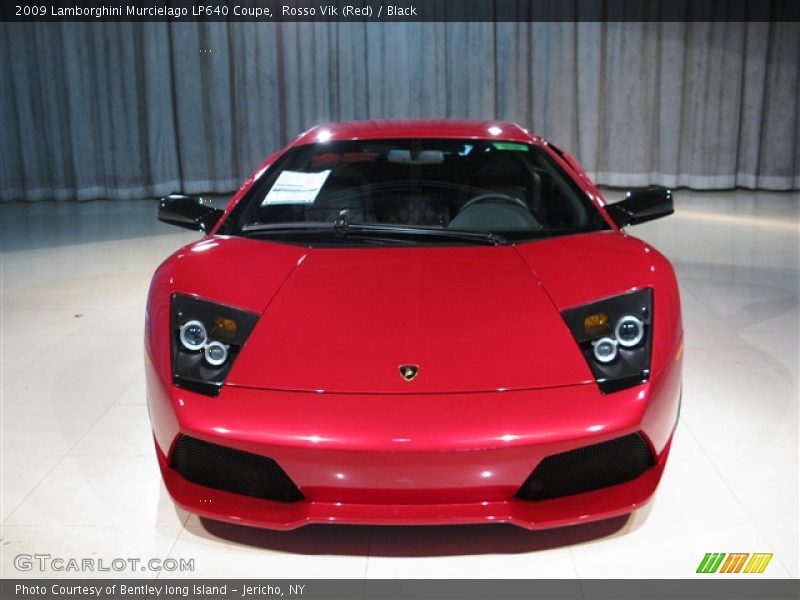 Rosso Vik (Red) / Black 2009 Lamborghini Murcielago LP640 Coupe