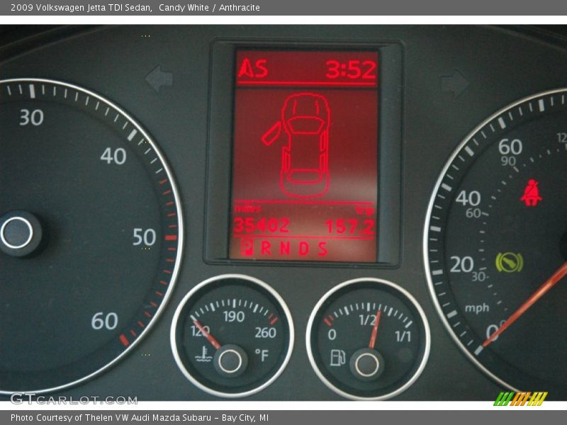 Candy White / Anthracite 2009 Volkswagen Jetta TDI Sedan