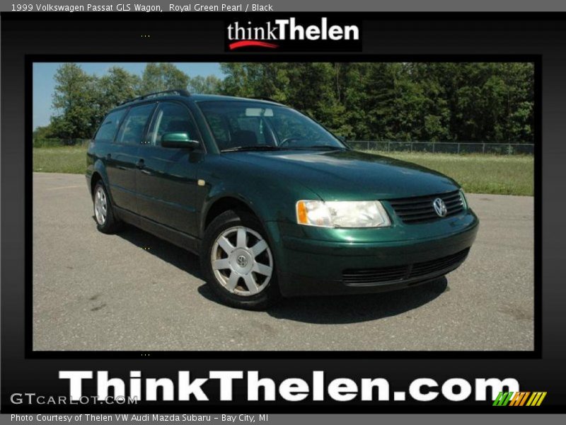 Royal Green Pearl / Black 1999 Volkswagen Passat GLS Wagon