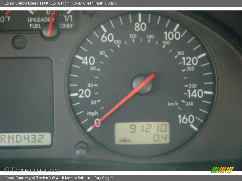 Royal Green Pearl / Black 1999 Volkswagen Passat GLS Wagon