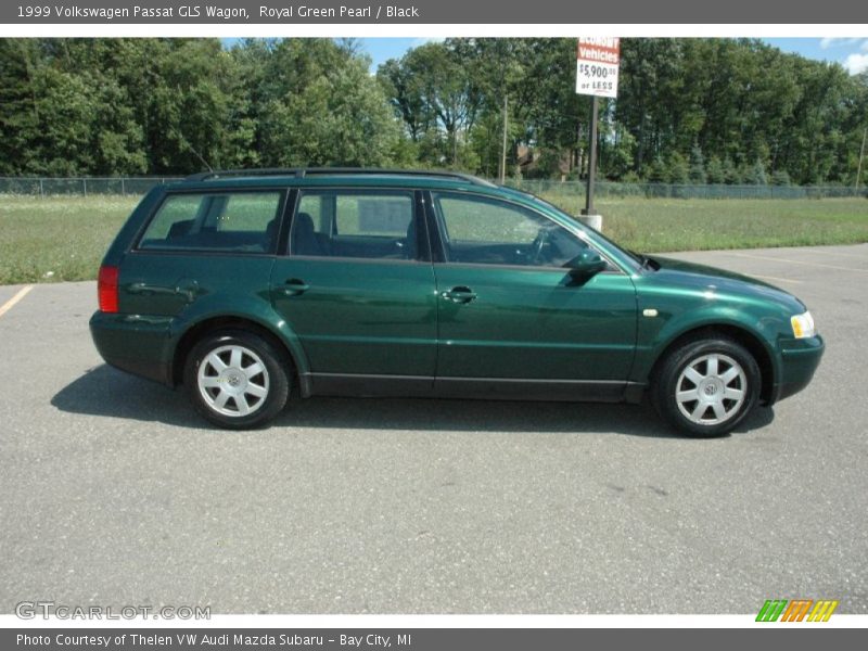 Royal Green Pearl / Black 1999 Volkswagen Passat GLS Wagon