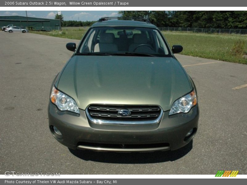 Willow Green Opalescent / Taupe 2006 Subaru Outback 2.5i Wagon