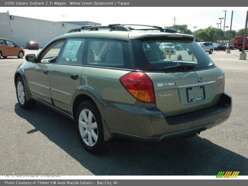 Willow Green Opalescent / Taupe 2006 Subaru Outback 2.5i Wagon